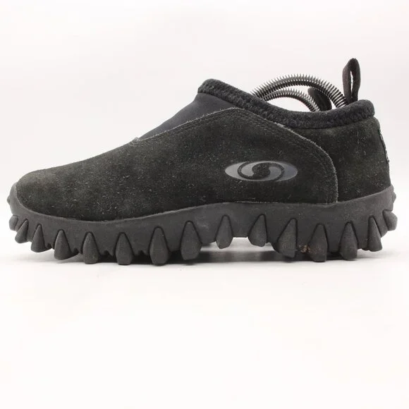 Salomon Contagrip CX Thinsulate slip on Black Suede Women's Size 8 Trail Shoes - Picture 4 of 11